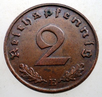 2.890 GERMANIA 2 REICHSPFENNIG 1938 E foto