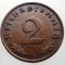 2.890 GERMANIA 2 REICHSPFENNIG 1938 E