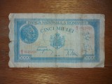 Bancnotă 5000 lei anul 1944