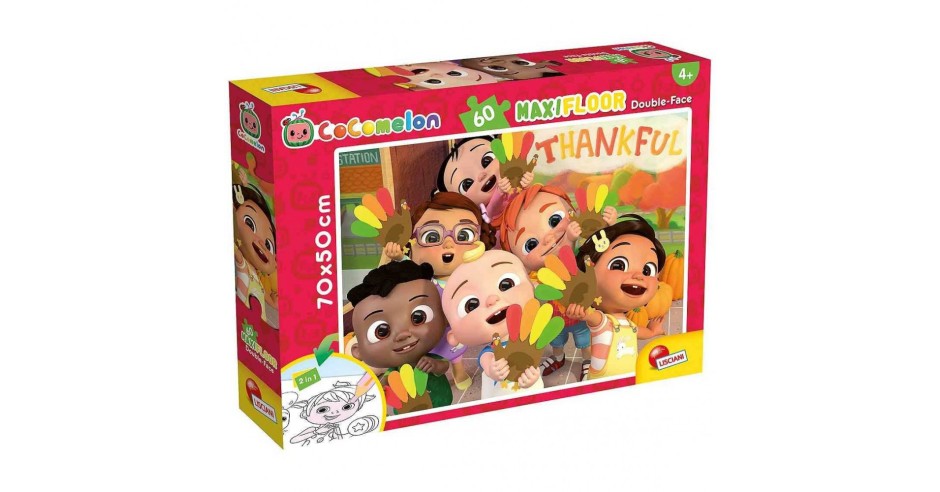 Puzzle de colorat maxi LISCIANI Cocomelon si prietenii 60 piese ...
