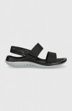 Crocs sandale femei, culoarea negru