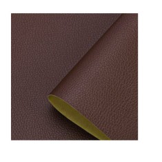 Rola de piele PU autoadeziva pentru reparatii Wieysdoo, 20 x 137 cm, maro foto