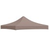vidaXL Acoperis Cort Pavilion Gradina 3x3 m Gri Taupe Oxford 270 g/m&sup2; Impermeabil UV