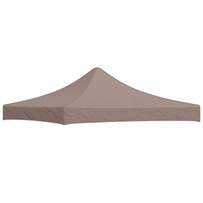 Acoperiș pentru cort de petrecere, gri taupe, 3x3 m, 270 g/m&amp;sup2; foto
