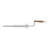 Kerbl Perie spiralata curatat mansoane, 50 cm, maner lemn, instrument igiena aparate muls