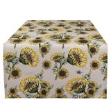 Cumpara ieftin Traversa masa bumbac Floarea Soarelui 50x140 cm