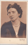 Bnk foto Portret de femeie - Foto Palas Bucuresti 1943, Romania 1900 - 1950, Sepia, Portrete