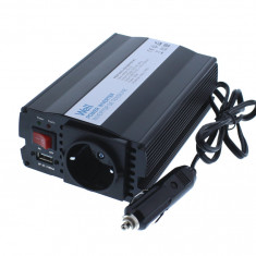 Invertor de tensiune 12V -> 220V, USB, 150W, Well