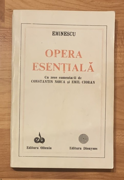 Opera esentiala Mihai Eminescu