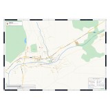 Cumpara ieftin Harta decorativa pentru perete Agnita, Stil Clasic, 70x50 cm, PVC