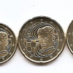 Croatia Set 8 - 1, 2, 5, 10, 20, 50 euro cent, 1, 2 euro 2023 - UNC