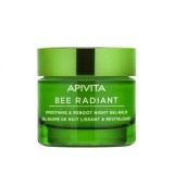 APIVITA Bee Radiant Gel-Balsam Noapte, Anti-imbatranire, Detoxifiere, cu Bujor Alb si Propolis, 50ml