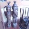 Lot 2 statui vechi din lemn Arta Africana