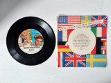 Disc flexidisc vinil in limba germana Jugend international HERTIE, GEMA, Soundtrack