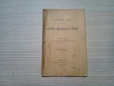 CONCEPTIA MATERIALISTA A ISTORIEI - C. Dobrogeanu-Gherea - 1892, 42 p.