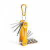 Set Surubelnite Pliabile si Chei Tubulare Handy Best CarHome, 7 Surubelnite, 4 Chei Tubulare, PH0-PH3, SL3-SL5, 6-10mm, Compact, Breloc
