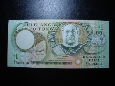 TONGA 1 DOLLAR UNC foto