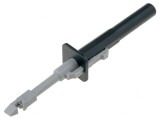 Clips de măsurare negru 10A 4mm poliamidă