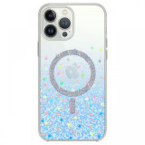 Devia Husa Shiny Series Original Design Magnetic iPhone 15 Pro Transparent / Albastru