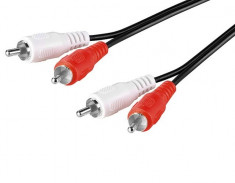 Cablu audio OEM AVC-128LC/10,0-BU 2 x RCA tata la 2 x RCA tata 10 m foto