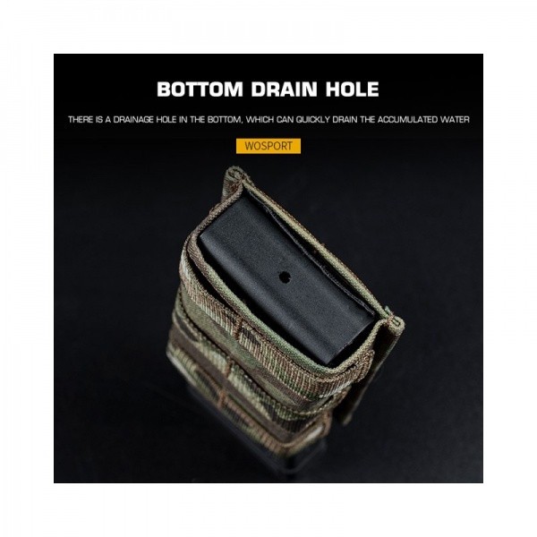 *Port incarcator FAST Type Single 5.56 Magazine Pouch (Long) - MC (WOSPORT)