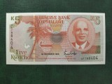 MALAWI 5 KWACHA 1990 UNC