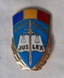 Justitie - Barou - Avocat din Romania insigna magistratura, superba &amp; RARA