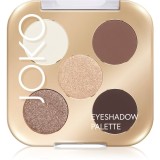 JOKO Eyeshadow Palette Paleta ochi umbre cu 5 nuante culoare Smoky Nude 7 g