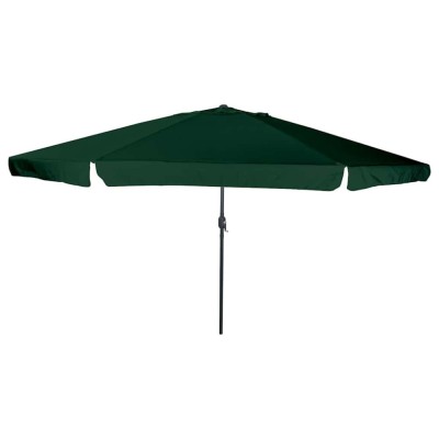 vidaXL Parasol de Grădină Verde și Negru 395 x 395 x 245 cm 42003637 foto