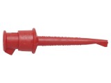 Clips de măsurare cu c&acirc;rlig POMONA 5A 60VDC roşie 2,29mm 30VAC 3925