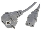 Cablu Electric 3x0,75mm2 Ștecăr Unghiular CEE 7/7 la IEC C13