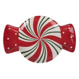 Platou ceramica multicolora Candy 32x21x3 cm