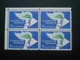 SUA BLOC DE 4 NESTAMPILAT MNH