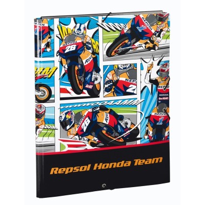 Mapa cu elastic A4 colectia Repsol Honda 2 foto