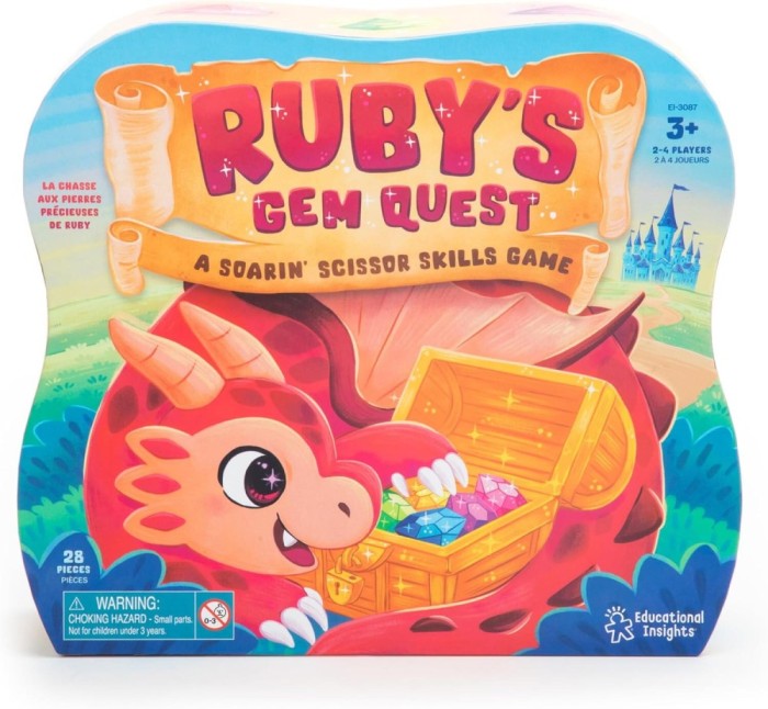 Joc - Dragonul Ruby &amp; cursa diamantelor PlayLearn Toys