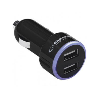 INCARCATOR AUTO USB DUAL 5V 1A BOLT ESPERANZA foto