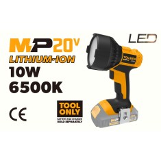 Lampa de lucru cu LED cu acumulator Li-ion, 10W, 6500K, MP20