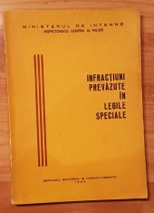 Infractiuni prevazute in legile speciale de Vasile Dobrinoiu