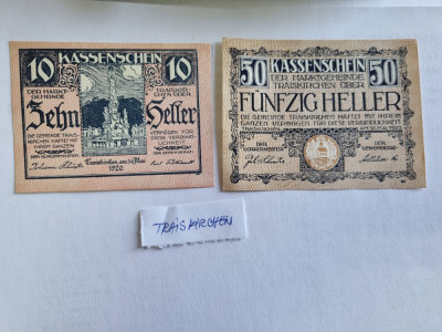 austria notgeld traiskirchen 2v. foto