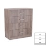 Comodă Miami cu 4 sertare 80x92 cm stejar York-stejar York