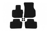 Mochete textile cu trei straturi, potrivite pentru BMW X3 G01 dupa 2017, X4 G02 dupa 2018, set de 4 bucati, negru Performance AutoTuning