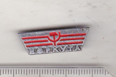 bnk ins Insigna turistica - orase - URSS Rusia - Vorkuta foto
