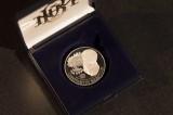 D2 MOLDOVA 50 lei 2001 / CONSTANTIN BRANCUSI / argint .925, 16.5 g / tiraj 1000 buc / in caseta originala ,certificat /proof