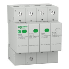 Descarcator supratensiune 3P+N 20kA Schneider EZ9L33720