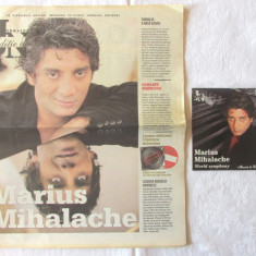MARIUS MIHALACHE - CD Muzica de colectie Vol. 25 + ziar JURNALUL NATIONAL 2007