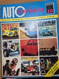 revista autoturism decembrie 1972 - aro la targul international bucuresti , dacia 1100 rallye ,reclama dacia 1300,campulung moldovenesc