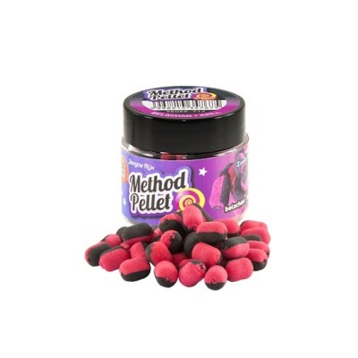 PELETE CARLIG BENZAR MIX BICOLOR METHOD PELLET - Belachan -krill foto