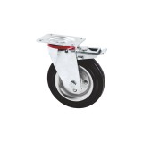 Cumpara ieftin Roata pentru carucior rotativa, cu frana, 125 mm