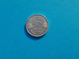 50 Centimes 1945 Franta-XF-Aluminiu-Rarut