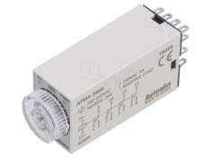 Timer 6s&divide;60s 4PDT AUTONICS, releu 250VAC/3A, 24VDC/3A, alimentare 220VAC